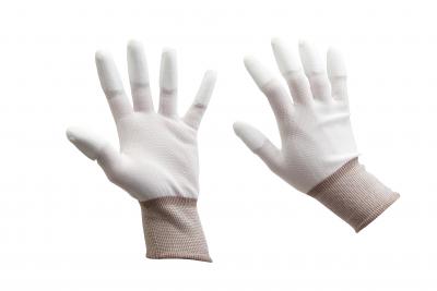 ESD Handschuhe Palm Fit Nylon Weiss (M)